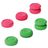Mobigear Thumbgrip Joystick-Kappen für Nintendo Switch Pro / PS4 / PS5 - Pink / Grün (6er Pack)