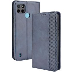 Mobigear Sensation Realme C25Y Hülle Klapphülle Geldbörse - Blau