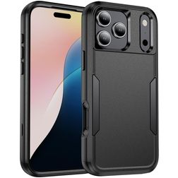 Mobigear Ultra Tough iPhone 17 Pro Hülle Hardcase Backcover Stoßfest - Schwarz