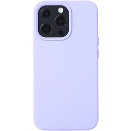 Mobigear Rubber Touch iPhone 14 Pro Max Silikon Hülle Backcover - Lila