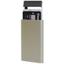 Mobiparts Cardprotector Aluminium Kartenhalter - 6 Karten - MagSafe-kompatibel - Gold