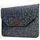 Mobigear Envelope Filz Laptop Sleeve 15 - 16 Zoll Laptop Hülle - Schwarz