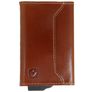 Valenta Card Case Plus Echtleder Kartenetui - 7 Karten - Braun