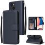 Mobigear Wallet iPhone 14 Hülle Klapphülle Geldbörse - Marineblau