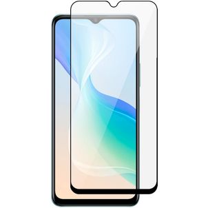 Mobigear Premium Vivo Y76 Panzerglas Gehärtetes Glas Displayschutz - Hüllenfreundlich - Schwarz