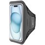 Mobiparts Comfort Fit Handyhalterung Joggen iPhone 15 Sporthülle Neopren Sportarmband - Schwarz