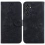 Mobigear Clover Samsung Galaxy M55 Hülle Klapphülle Geldbörse - Schwarz