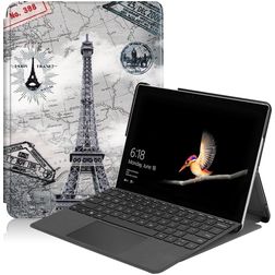 Mobigear Design Microsoft Surface Go 2 Hülle Klapphülle - Eiffelturm