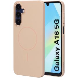 Mobiparts Slim Line Samsung Galaxy A16 MagSafe Hülle Hardcase Backcover - Dune Sand