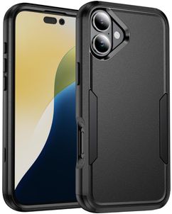 Mobigear Ultra Tough iPhone 17 Hülle Hardcase Backcover Stoßfest - Schwarz