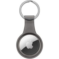 Xccess Keychain Apple AirTag Hülle Flexibles Silikon Schlüsselanhänger - Schwarz
