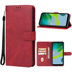 Mobigear Wallet Motorola Moto E13 Hülle Klapphülle Geldbörse - Rot