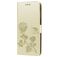 Mobigear Roses Samsung Galaxy J6 Plus Hülle Klapphülle Geldbörse - Gold