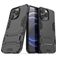 Mobigear Armor Stand iPhone 13 Pro Hülle Hardcase Backcover Stoßfest mit Ständer - Schwarz
