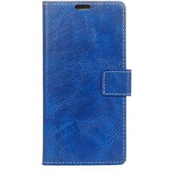 Mobigear Basic Huawei P30 Lite Hülle Klapphülle Geldbörse - Blau
