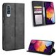 Mobigear Sensation Samsung Galaxy A70 Hülle Klapphülle Geldbörse - Schwarz