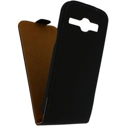Mobilize Ultra Slim Flip Samsung Galaxy Core Hülle Flipcase - Schwarz