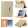 Mobigear Luxury iPad 9 (2021) Hülle Klapphülle + Stifthalter - Gold