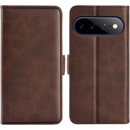 Mobigear Slim Magnet Google Pixel 11 Pro XL Hülle Klapphülle Geldbörse - Braun
