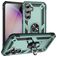 Mobigear Armor Ring Samsung Galaxy S23 FE Hülle Hardcase Backcover Stoßfest mit Ringhalter - Grün