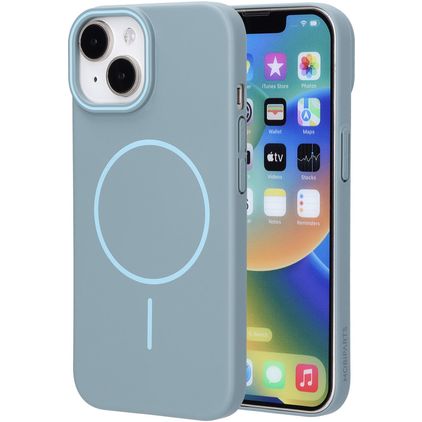 Mobiparts Slim Line iPhone 15 MagSafe Hardcase Backcover - Sage Green
