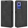Mobigear Retro Slim Realme GT Neo 3 Hülle Klapphülle Geldbörse - Schwarz