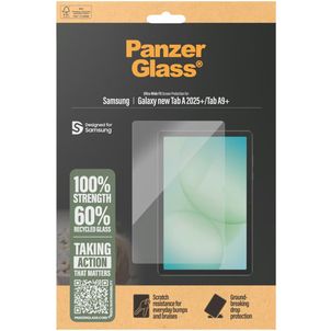 PanzerGlass Ultra-Wide Fit Samsung Galaxy Tab A9 Gehärtetes Glas Displayschutz - Hüllenfreundlich - Ultra-Wide-Fit