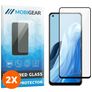 Mobigear Premium OPPO Reno 7 4G Panzerglas Gehärtetes Glas Displayschutz - Hüllenfreundlich - Schwarz (2er Pack)