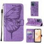 Mobigear Butterfly Realme C31 Klapphülle Portemonnaie - Lila
