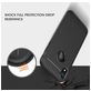 Mobigear Brushed Slim iPhone XR Hülle Flexibles TPU Backcover - Schwarz