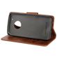 Mobigear Butterfly Motorola Moto G5 Plus Hülle Klapphülle Geldbörse - Braun