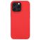 Mobigear Rubber Touch iPhone 14 Silikon Hülle Backcover - Rot