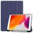 Mobigear Tri-Fold Gel iPad 9 (2021) Hülle TPU,Kunstleder Klapphülle + Stifthalter - Dunkelblau