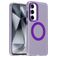 Mobigear Shockproof Samsung Galaxy S24 FE MagSafe Hülle Hardcase Backcover - Lila