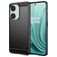 Mobigear Brushed OnePlus Nord 3 Hülle Flexibles TPU Backcover - Schwarz