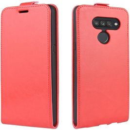 Mobigear LG K50s Hülle Flipcase - Rot