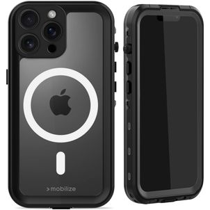 Mobilize Waterproof iPhone 16 Pro Max Wasserdicht MagSafe Hülle Hardcase Backcover - Schwarz