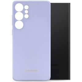 Mobilize Rubber Gelly Samsung Galaxy S24 Ultra Hülle Flexibles TPU Backcover - Pastel Purple