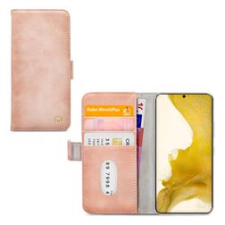 Mobilize Elite Gelly Samsung Galaxy S22 Hülle Klapphülle Geldbörse - Soft Pink