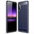 Mobigear Brushed Slim Sony Xperia 10 II Hülle Flexibles TPU Backcover - Blau