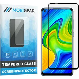 Mobigear Premium Xiaomi Redmi Note 9 Panzerglas Gehärtetes Glas Displayschutz - Hüllenfreundlich - Schwarz