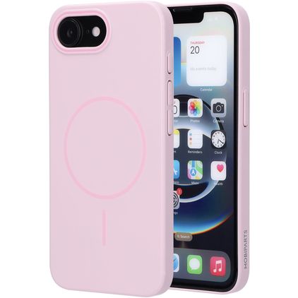 Mobiparts Slim Line iPhone 16e MagSafe Hülle Hardcase Backcover - Blush Pink
