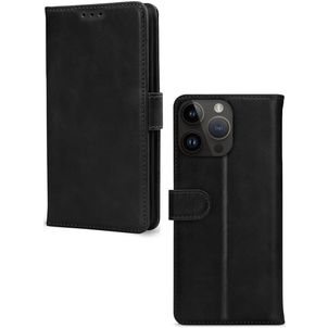 Mobilize Premium Gelly Wallet iPhone 14 Pro Max Hülle Klapphülle Geldbörse - Schwarz