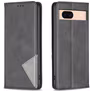 Mobigear Rhombus Slim Google Pixel 8a Hülle Klapphülle - Schwarz