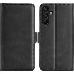 Mobigear Slim Magnet Samsung Galaxy M15 Hülle Klapphülle Geldbörse - Schwarz