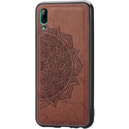 Mobigear Mandala Huawei Y7 Pro (2019) Hülle Hardcase Backcover - Braun