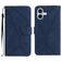 Mobigear Stitch iPhone 17 Hülle Klapphülle Geldbörse - Blau