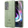 Mobigear Rugged Shield Motorola Edge (2021) Hülle Flexibles TPU Backcover Stoßfest - Grün