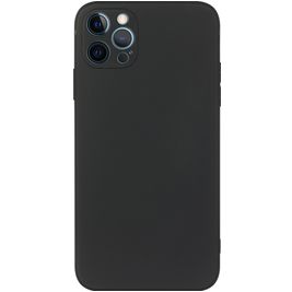 Mobigear Colors iPhone 15 Pro Hülle Flexibles TPU Backcover - Schwarz