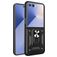 Mobigear Armor Ring Samsung Galaxy Z Flip 7 Hülle Hardcase Backcover Stoßfest mit Ringhalter - Schwarz